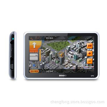 5-inch Car GPS Navigation with Wi-Fi, GPRS, AV-in, FM and Centrality AT550 600MHz CPU